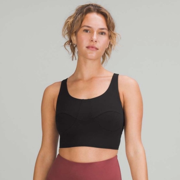 Lululemon Nulu Front-Darting Yoga Bra *Light Support, B/C Cup black - Picture 6 of 7